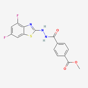 Methyl 4-(2-(4,6-difluorobenzo[d]thiazol-2-yl)hydrazinecarbonyl)benzoate