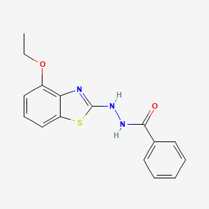 N'-(4-ethoxy-1,3-benzothiazol-2-yl)benzohydrazide