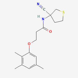 N-(3-Cyanothiolan-3-YL)-3-(2,3,5-trimethylphenoxy)propanamide