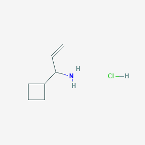 1-Cyclobutylprop-2-en-1-amine hydrochloride