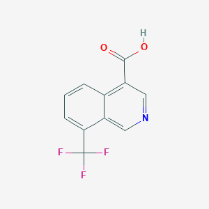 molecular formula C11H6F3NO2 B2417128 8-(Trifluoromethyl)isoquinoline-4-carboxylic acid CAS No. 2173996-98-8