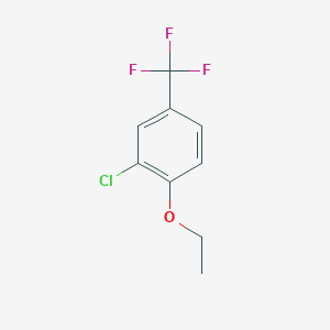 molecular formula C9H8ClF3O B2417129 3-Chloro-4-ethoxybenzotrifluoride CAS No. 1379304-27-4