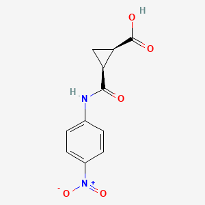 (1R,2S)-2-[(4-nitrophenyl)carbamoyl]cyclopropane-1-carboxylic acid