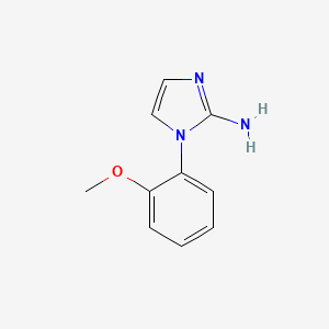 molecular formula C10H11N3O B2417154 1-(2-Methoxyphenyl)-1H-imidazol-2-amine CAS No. 1703011-74-8