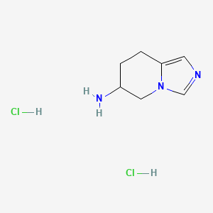 5H,6H,7H,8H-imidazo[1,5-a]pyridin-6-amine dihydrochloride