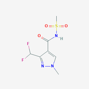 3-(Difluoromethyl)-1-methyl-N-methylsulfonylpyrazole-4-carboxamide