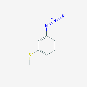 molecular formula C7H7N3S B2417219 1-叠氮-3-(甲硫基)苯 CAS No. 1809031-72-8