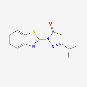 1-Benzothiazol-2-YL-3-(isopropyl)-2-pyrazolin-5-one