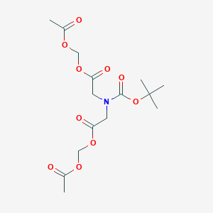 Bis(acetoxymethyl) 2,2'-((tert-butoxycarbonyl)azanediyl)diacetate