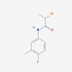 2-Bromo-N-(4-fluoro-3-methylphenyl)propanamide