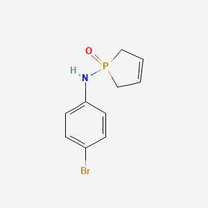 molecular formula C10H11BrNOP B2417313 1-((4-bromophenyl)amino)-2,5-dihydro-1H-phosphole 1-oxide CAS No. 709645-79-4