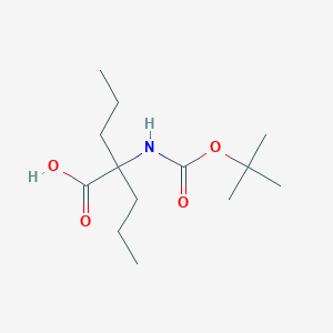 molecular formula C13H25NO4 B2417328 Boc-二丙基甘氨酸 CAS No. 87113-32-4