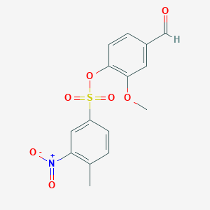 4-Formyl-2-methoxyphenyl 4-methyl-3-nitrobenzenesulfonate