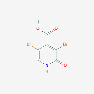 3,5-Dibromo-2-hydroxypyridine-4-carboxylic acid