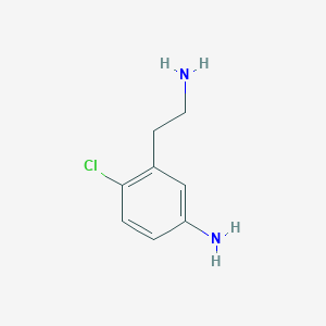 molecular formula C8H11ClN2 B2417342 3-(2-氨基乙基)-4-氯苯胺 CAS No. 2243514-27-2