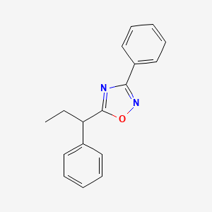 3-Phenyl-5-(1-phenylpropyl)-1,2,4-oxadiazole