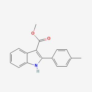 molecular formula C17H15NO2 B2417405 methyl 2-(4-methylphenyl)-1H-indole-3-carboxylate CAS No. 1098340-29-4