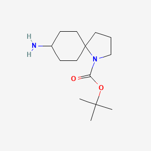 tert-Butyl 8-amino-1-azaspiro[4.5]decane-1-carboxylate