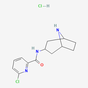 N-(8-Azabicyclo[3.2.1]octan-3-yl)-6-chloropyridine-2-carboxamide;hydrochloride