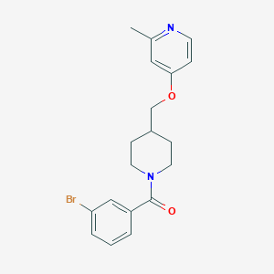 4-{[1-(3-Bromobenzoyl)piperidin-4-yl]methoxy}-2-methylpyridine