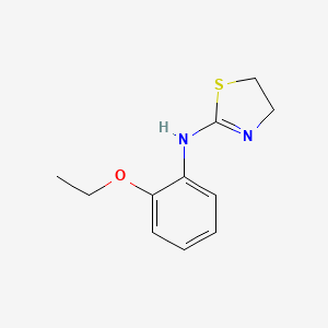 molecular formula C11H14N2OS B2417461 N-(2-ethoxyphenyl)-4,5-dihydro-1,3-thiazol-2-amine CAS No. 379729-91-6