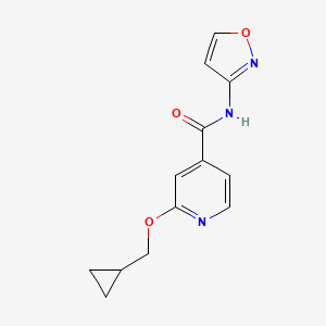 2-(cyclopropylmethoxy)-N-(isoxazol-3-yl)isonicotinamide