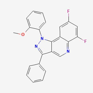 6,8-difluoro-1-(2-methoxyphenyl)-3-phenyl-1H-pyrazolo[4,3-c]quinoline