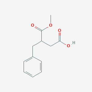 molecular formula C12H14O4 B2417525 3-Benzyl-4-methoxy-4-oxobutanoic acid CAS No. 651013-72-8