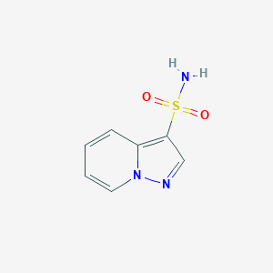 molecular formula C7H7N3O2S B2417584 吡唑并[1,5-a]吡啶-3-磺酰胺 CAS No. 2171866-36-5