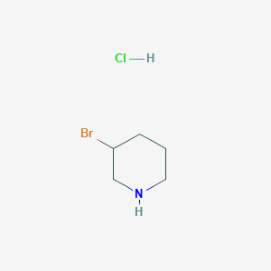 molecular formula C5H11BrClN B2417666 3-Bromopiperidine hydrochloride CAS No. 1956354-99-6