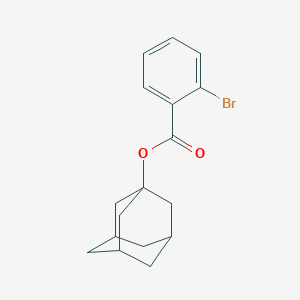 molecular formula C17H19BrO2 B241767 1-Adamantyl 2-bromobenzoate 
