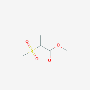 molecular formula C5H10O4S B2417692 Methyl 2-methanesulfonylpropanoate CAS No. 73017-81-9