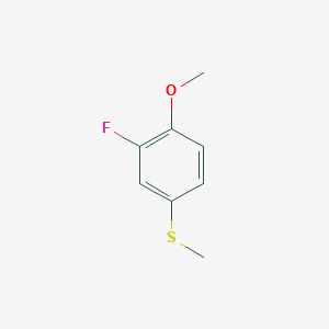 molecular formula C8H9FOS B2417723 3-Fluoro-4-methoxyphenyl methyl sulfide CAS No. 66624-36-0