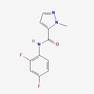 N-(2,4-difluorophenyl)-1-methyl-1H-pyrazole-5-carboxamide