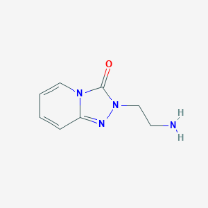 molecular formula C8H10N4O B2417755 2-(2-Aminoethyl)-[1,2,4]triazolo[4,3-a]pyridin-3(2H)-one CAS No. 1019108-76-9