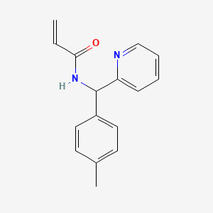N-[(4-Methylphenyl)-pyridin-2-ylmethyl]prop-2-enamide