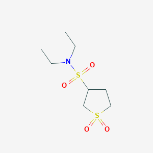 molecular formula C8H17NO4S2 B241782 N,N-diethyltetrahydro-3-thiophenesulfonamide 1,1-dioxide 