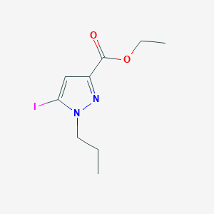 Ethyl 5-iodo-1-propylpyrazole-3-carboxylate