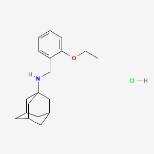 molecular formula C19H28ClNO B2417868 Adamantan-1-yl-(2-ethoxybenzyl)amine hydrochloride CAS No. 820245-50-9