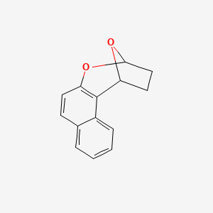 molecular formula C14H12O2 B2417952 12,16-Dioxatetracyclo[11.2.1.0^{2,11}.0^{3,8}]hexadeca-2(11),3(8),4,6,9-pentaene CAS No. 22794-75-8