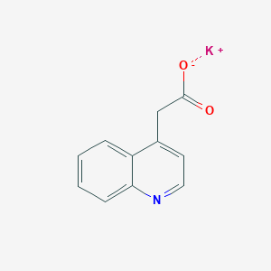 molecular formula C11H8KNO2 B2417984 2-(喹啉-4-基)乙酸钾 CAS No. 2007920-48-9