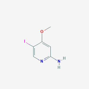molecular formula C6H7IN2O B2418018 5-碘-4-甲氧基吡啶-2-胺 CAS No. 1226879-32-8