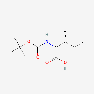 molecular formula C11H21NO4 B2418051 Boc-D-isoleucine CAS No. 13139-16-7; 362-43-6; 55721-65-8