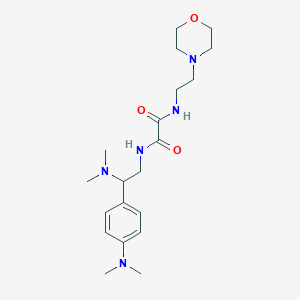 molecular formula C20H33N5O3 B2418172 N1-(2-(dimethylamino)-2-(4-(dimethylamino)phenyl)ethyl)-N2-(2-morpholinoethyl)oxalamide CAS No. 941975-65-1