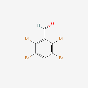 molecular formula C7H2Br4O B2418371 2,3,5,6-Tetrabromobenzaldehyde CAS No. 2376726-54-2