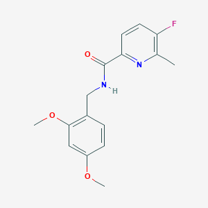 N-[(2,4-Dimethoxyphenyl)methyl]-5-fluoro-6-methylpyridine-2-carboxamide