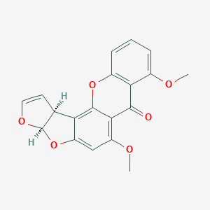 molecular formula C19H14O6 B241839 O-甲基棒曲霉素 CAS No. 17878-69-2