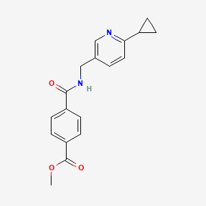 Methyl 4-(((6-cyclopropylpyridin-3-yl)methyl)carbamoyl)benzoate