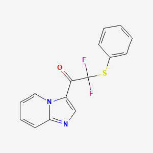 3-[(Phenylthio)difluoroacetyl]imidazo[1,2-a]pyridine