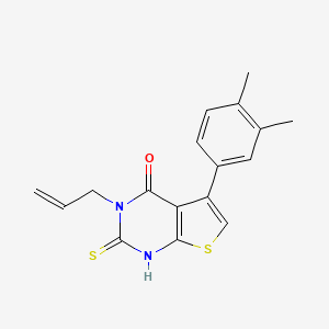 3-allyl-5-(3,4-dimethylphenyl)-2-mercaptothieno[2,3-d]pyrimidin-4(3H)-one